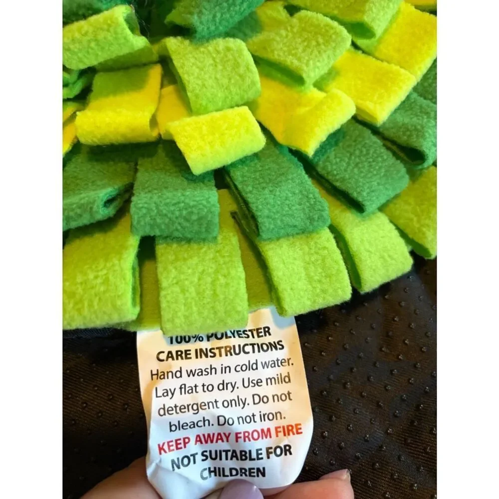 Pet Snuffle Mat Slow Feeder For Dogs Cats, For Enrichment, Mental Stimulation